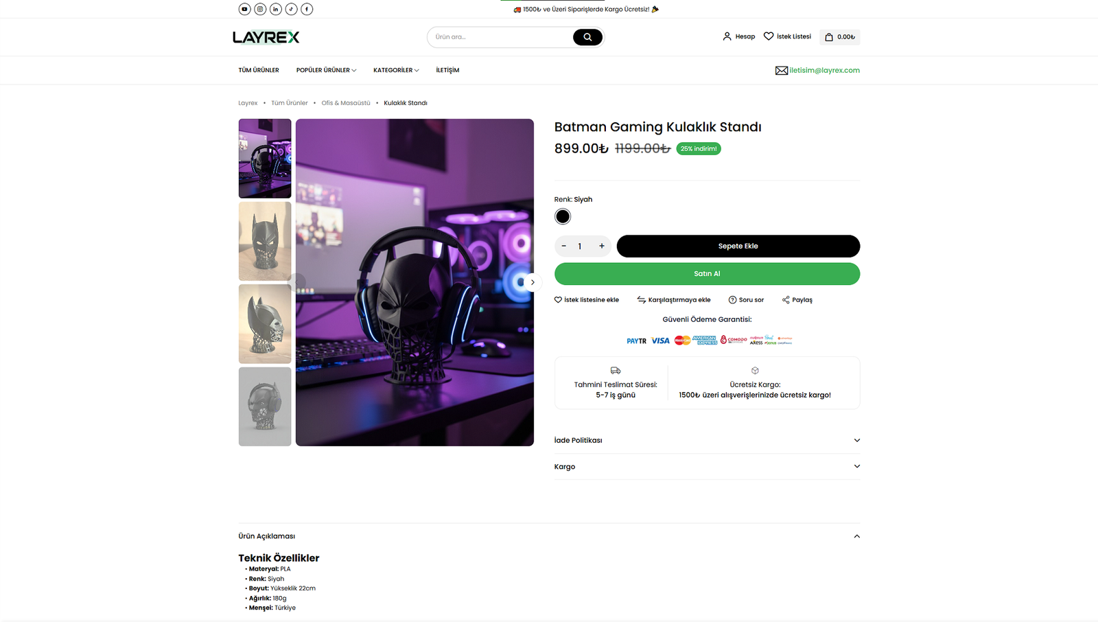 Layrex E-Commerce