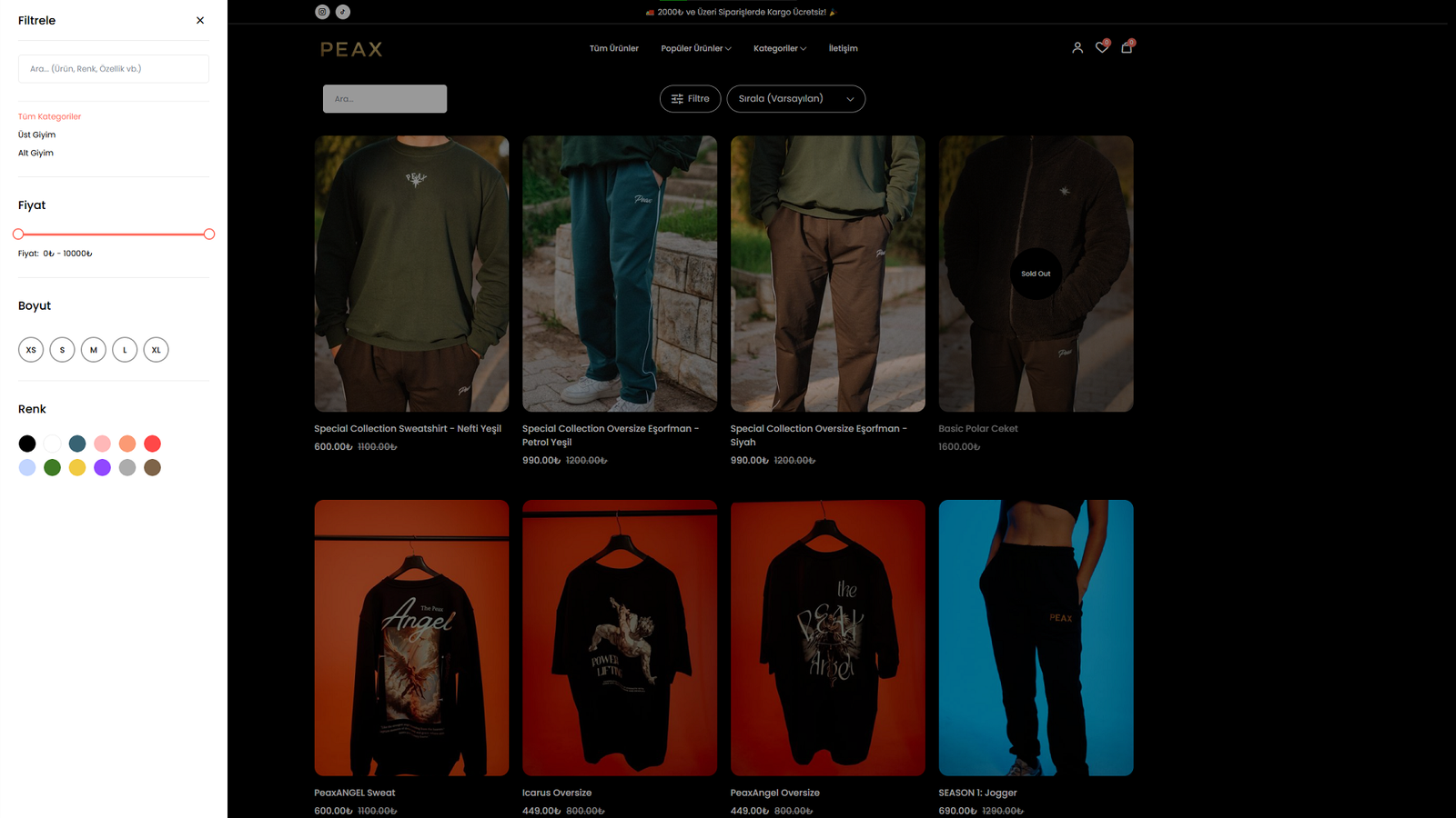 Thepeax Sport Wear Store